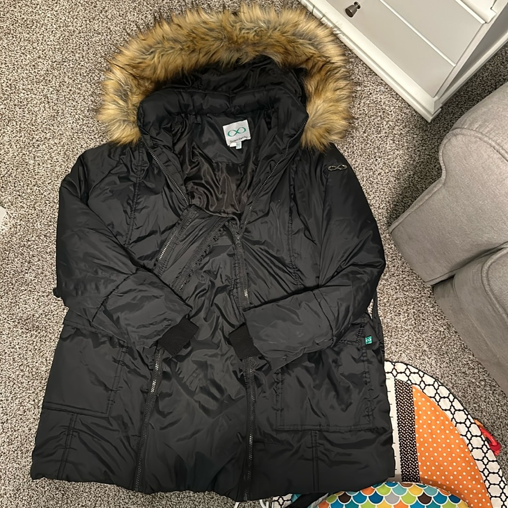 Maternity winter coat